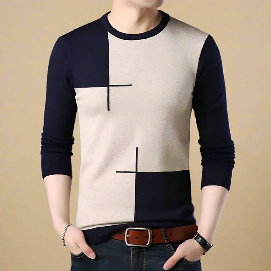 Jersey De Manga Larga Con Motivo Gráfico Para Hombre | Ideal Para Uso Diario Y Profesional