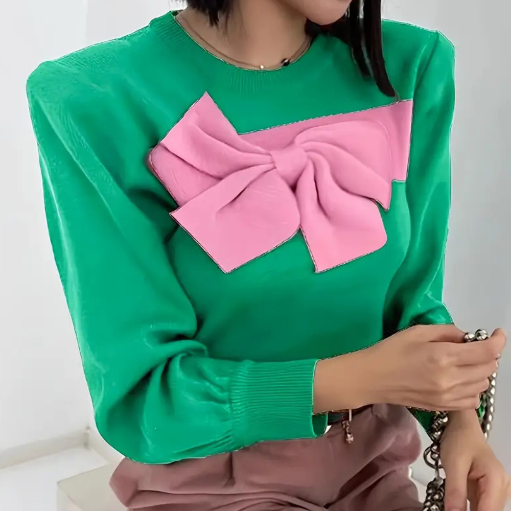 Jersey de Mujer con Nudo en el Frente y Corte Slim Fit | Ideal para Uso Diario
