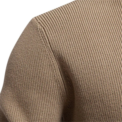 Jersey con Botones Frontales y Corte Ligeramente Ajustado para Hombre | Ideal para Otoño e Invierno