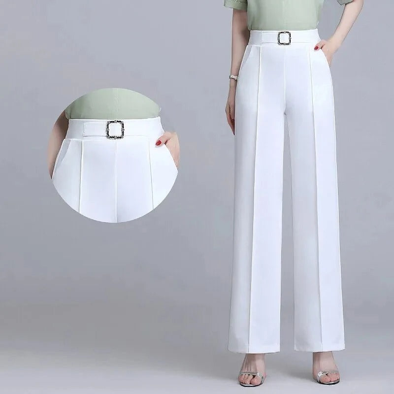 Pantalón Ancho de Talle Alto para Mujer | Ideal para Uso Diario y Salidas