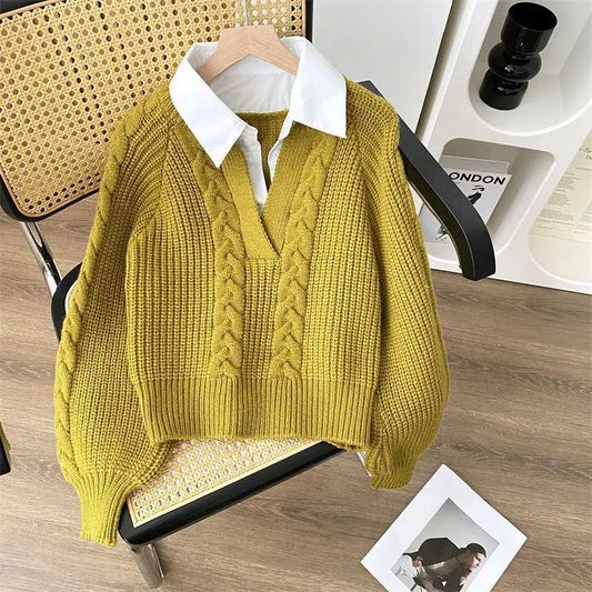 Jersey de Manga Larga con Corte Relajado para Mujer | Ideal para Días Frescos