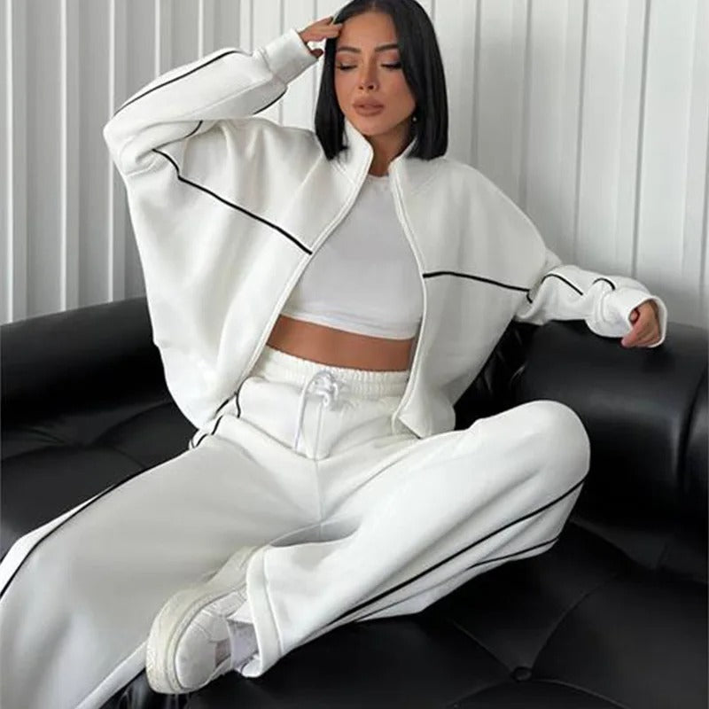 Conjunto de Jersey de Manga Larga con Pantalón para Mujer | Ideal para Uso Diario