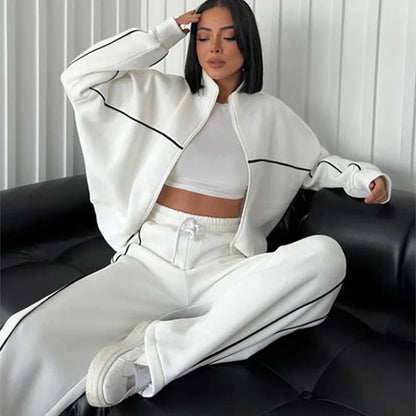 Conjunto de Jersey de Manga Larga con Pantalón para Mujer | Ideal para Uso Diario