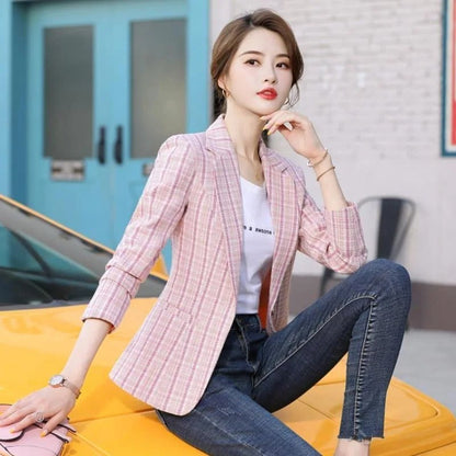 Blazer Estructurado Para Mujer con Cierre Frontal y Mangas Largas | Ideal Para Uso Diario y Entornos Profesionales