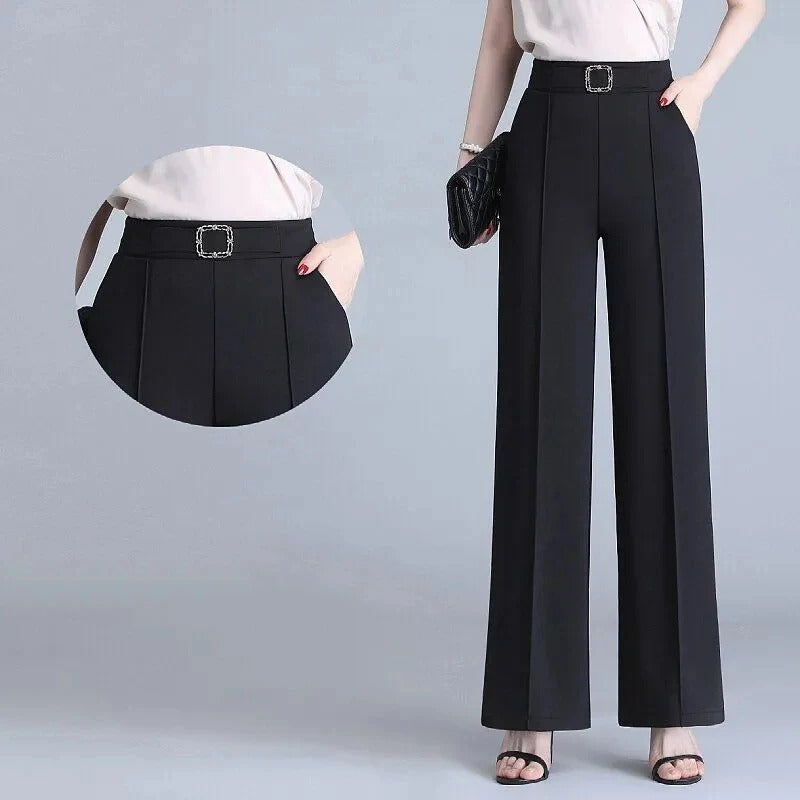 Pantalón Ancho de Talle Alto para Mujer | Ideal para Uso Diario y Salidas