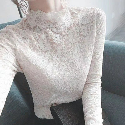 Top Con Cuello Alto Y Mangas Largas Para Mujer | Ideal Para Uso Diario Y Eventos
