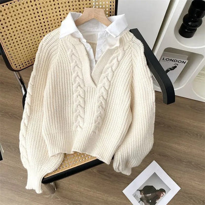 Jersey de Manga Larga con Corte Relajado para Mujer | Ideal para Días Frescos