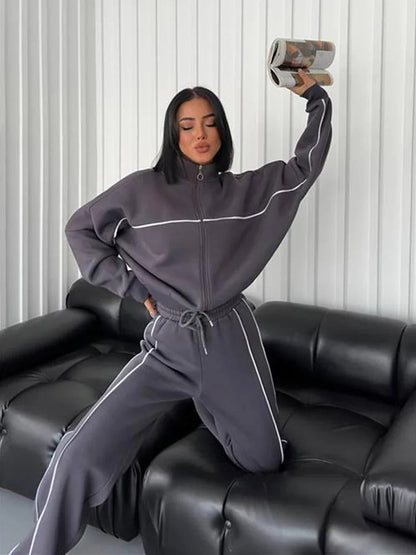 Conjunto de Jersey de Manga Larga con Pantalón para Mujer | Ideal para Uso Diario
