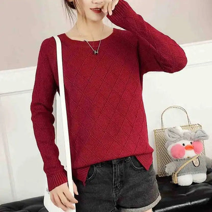 Jersey de Manga Larga con Corte Estándar para Mujer | Ideal para Otoño e Invierno