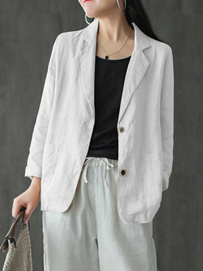 Blazer Ajustado Para Mujer con Cierre Frontal y Mangas Largas | Ideal Para Uso Diario y Ocasiones Formales