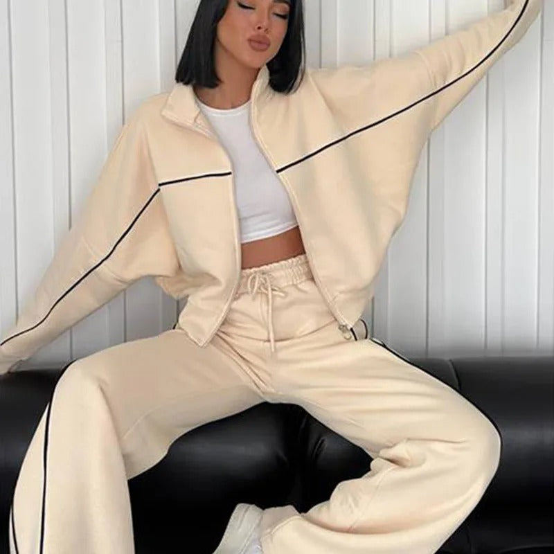 Conjunto de Jersey de Manga Larga con Pantalón para Mujer | Ideal para Uso Diario