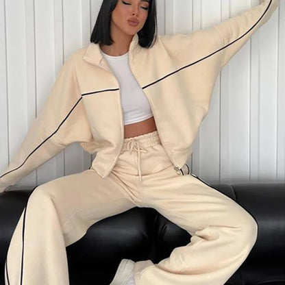 Conjunto de Jersey de Manga Larga con Pantalón para Mujer | Ideal para Uso Diario