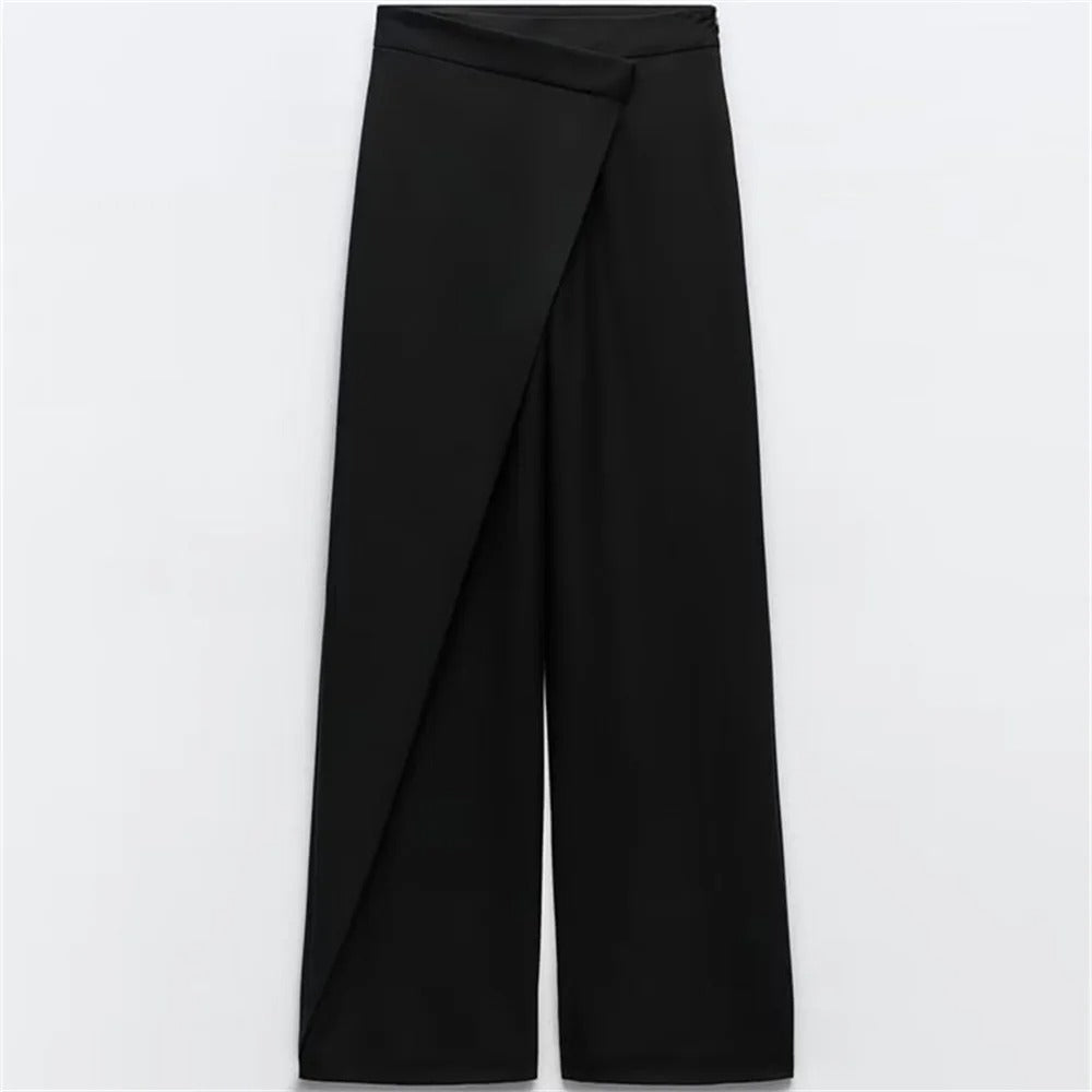 Pantalón Amplio con Talle Ajustable para Mujer | Ideal para Uso Diario
