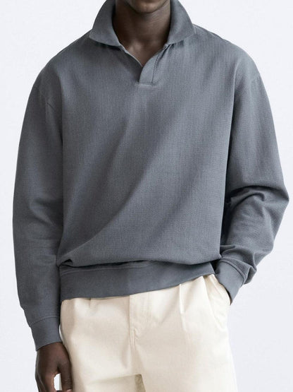 Polo de Hombre con Manga Larga para Uso Diario | Ideal para Entornos Informales