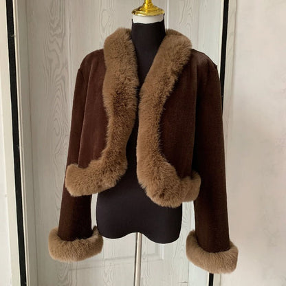 Chaqueta Corta Abierta con Cuello Estructurado para Mujer | Ideal para Entretiempo y Uso Profesional