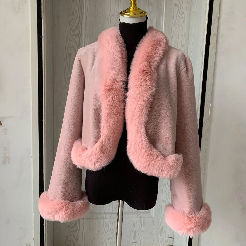 Chaqueta Corta Abierta con Cuello Estructurado para Mujer | Ideal para Entretiempo y Uso Profesional