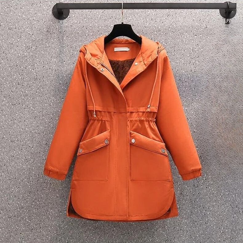 Abrigo con Capucha Integrada y Corte Ajustado para Mujer | Ideal para Uso Diario en Clima Frío