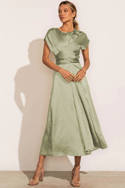 Vestido Cruzado con Cintura Ajustable para Mujer | Ideal para Uso Diario y Eventos
