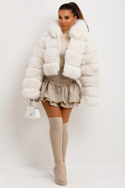 Abrigo De Invierno Con Cierre Frontal Para Mujer | Ideal Para Temporada De Frío