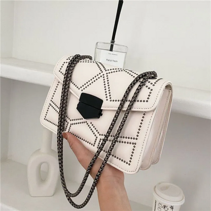 Bolso Crossbody Rectangular con Bandolera de Cadena para Mujer | Ideal para Uso Diario