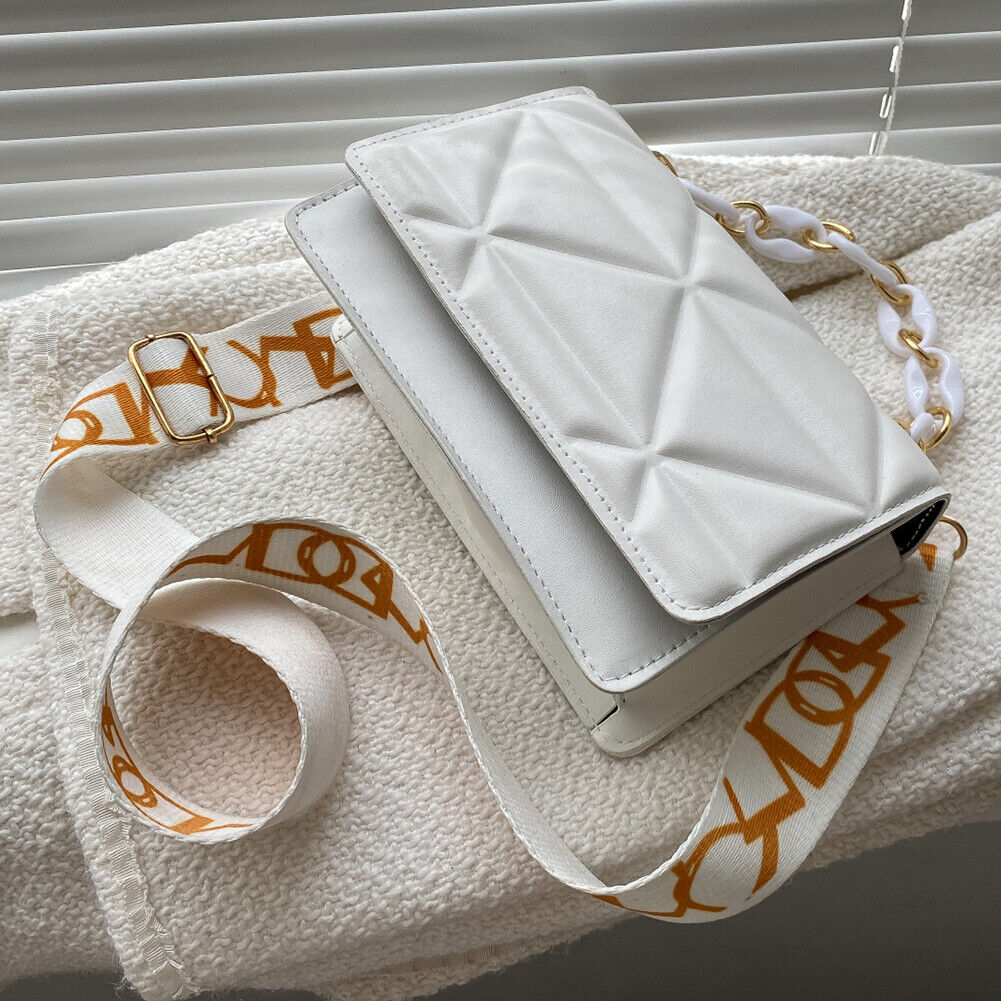 Bolso de Mano Acolchado con Cierre de Solapa para Mujer | Ideal para Uso Diario y Salidas
