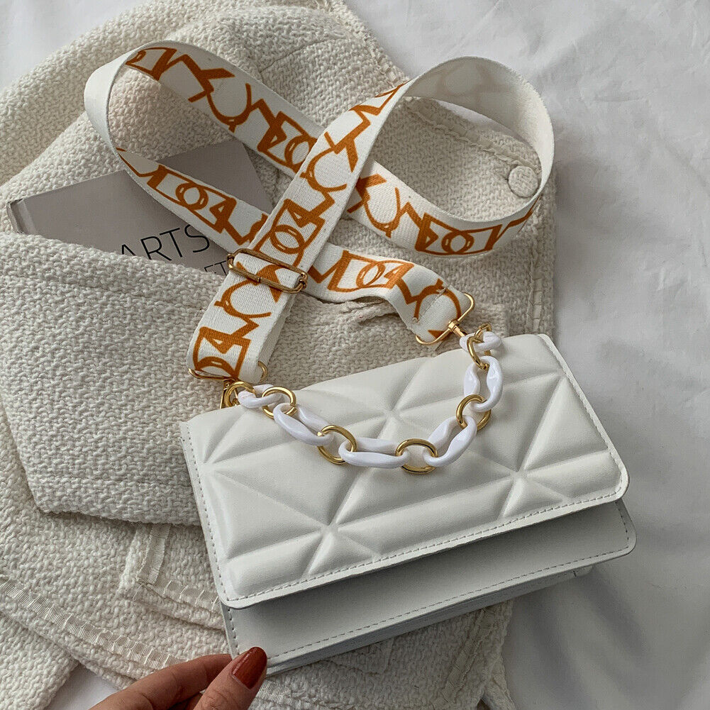 Bolso de Mano Acolchado con Cierre de Solapa para Mujer | Ideal para Uso Diario y Salidas