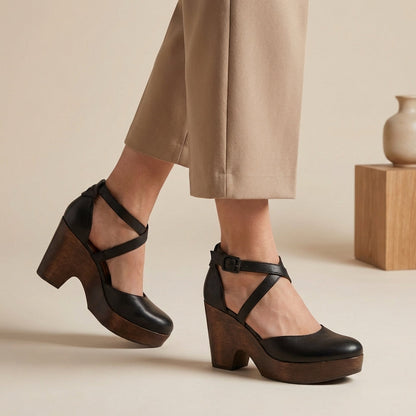 Sandalias Con Plataforma Y Tacón De Bloque Para Mujer | Ideal Para Uso Diario Y Eventos