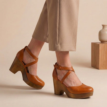 Sandalias Con Plataforma Y Tacón De Bloque Para Mujer | Ideal Para Uso Diario Y Eventos