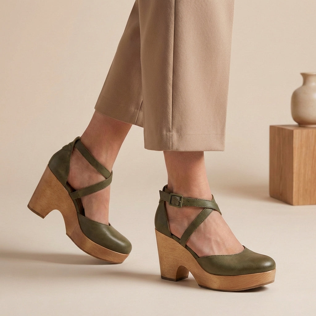 Sandalias Con Plataforma Y Tacón De Bloque Para Mujer | Ideal Para Uso Diario Y Eventos