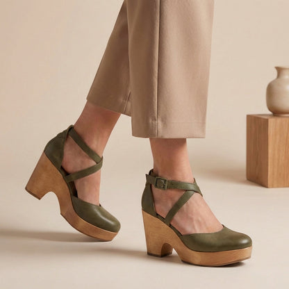 Sandalias Con Plataforma Y Tacón De Bloque Para Mujer | Ideal Para Uso Diario Y Eventos