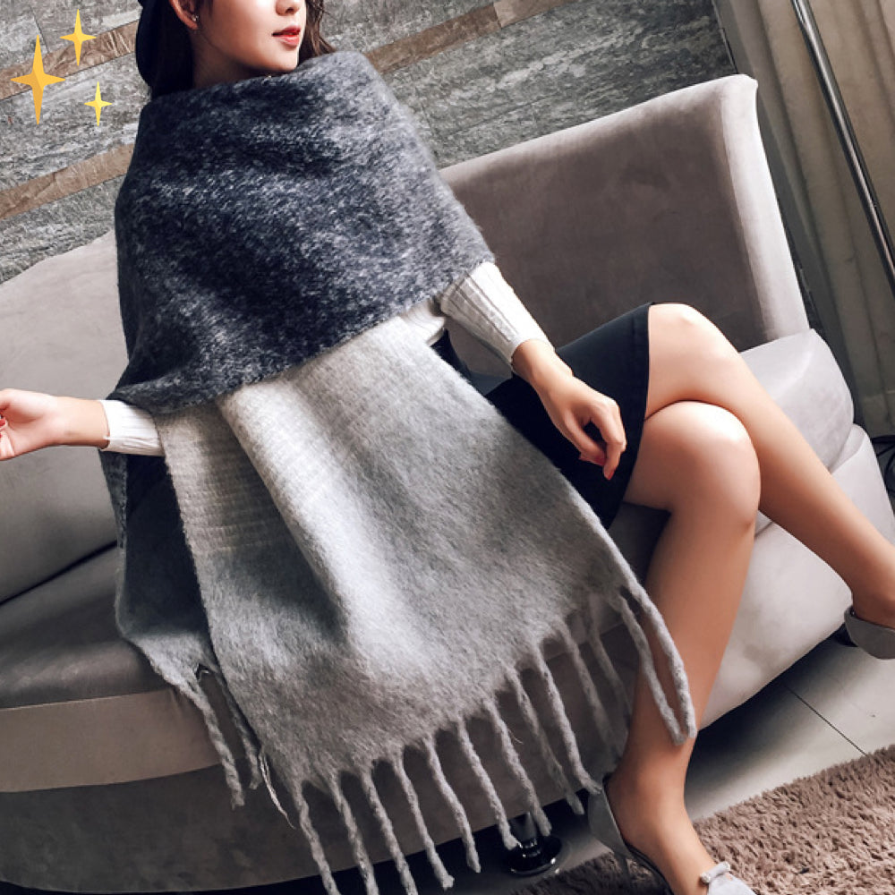 Bufanda Con Diseño De Cuadros Para Adultos | Ideal Para Invierno
