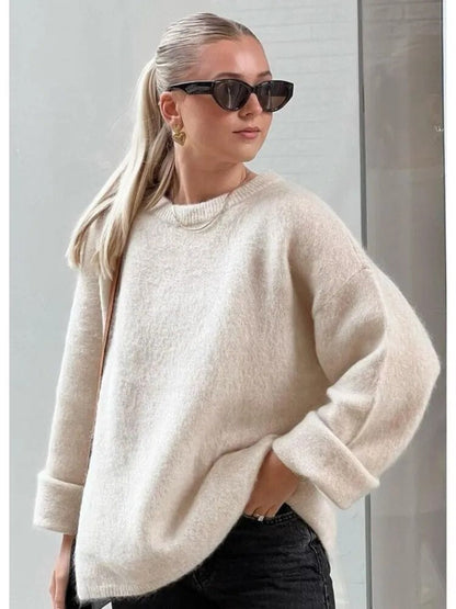 Jersey con Corte Casual para Mujer | Ideal para Días Fríos