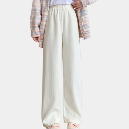 Pantalón Holgado Con Cintura Elástica Para Mujer | Ideal Para Uso Diario