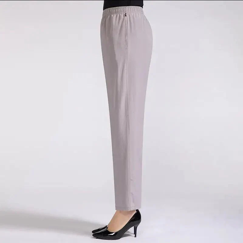 Pantalón con Cintura Alta y Corte Recto para Mujer | Ideal para Uso Diario e Informal