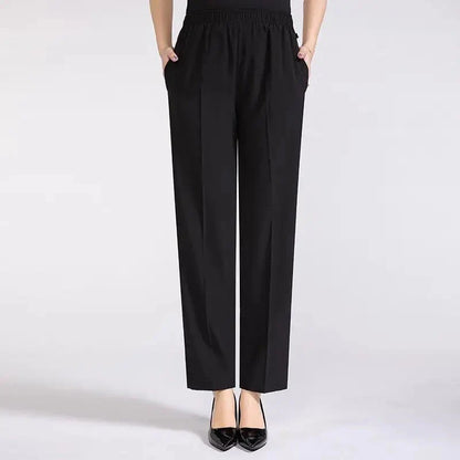 Pantalón con Cintura Alta y Corte Recto para Mujer | Ideal para Uso Diario e Informal