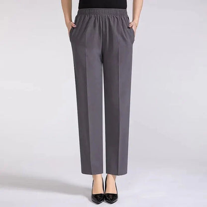 Pantalón con Cintura Alta y Corte Recto para Mujer | Ideal para Uso Diario e Informal
