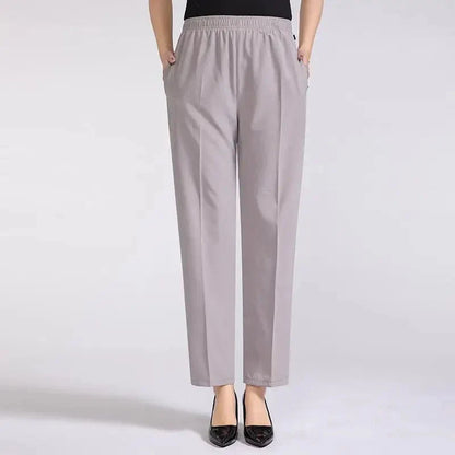 Pantalón con Cintura Alta y Corte Recto para Mujer | Ideal para Uso Diario e Informal