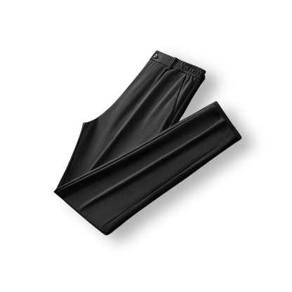 Pantalón Slim-Fit con Cierre de Cremallera para Hombre | Ideal para Entornos Profesionales